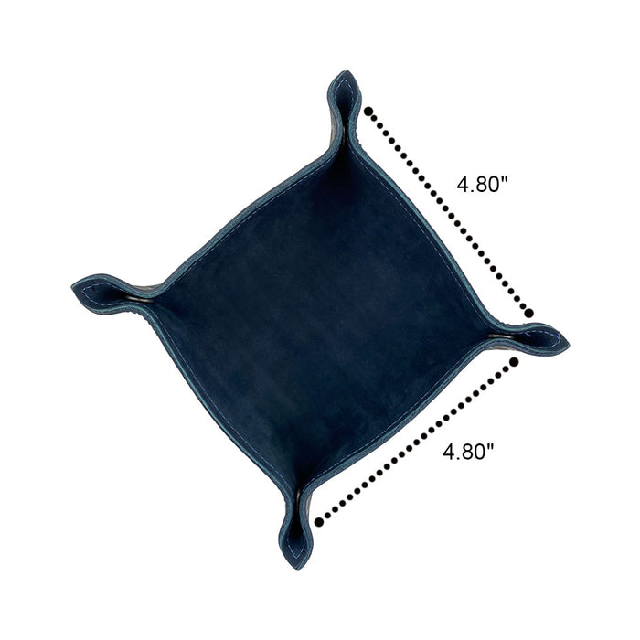 Hide & Drink Valet Tray showcasing a unique design and premium full grain leather. Ideal for adding rustic charm to your home organization, handmade in La Antigua Guatemala & Oaxaca Mexico, Catchall Change Key Wallet Coin Box Tray Storage Valet, Full Grain Leather, StockyardX, Small Batch Production, Hand Cut, Hand Sewn, Fire Branded, Artisan.