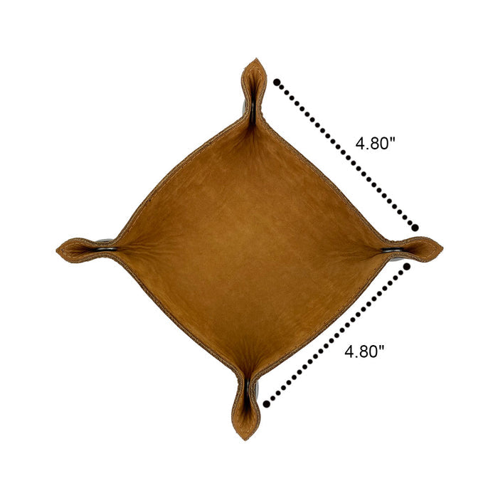 Hide & Drink Valet Tray crafted from premium full grain leather, featuring a rugged style that is both functional and aesthetic. Perfect for everyday use, handmade in La Antigua Guatemala & Oaxaca Mexico, Catchall Change Key Wallet Coin Box Tray Storage Valet, Full Grain Leather, StockyardX, Small Batch Production, Hand Cut, Hand Sewn, Fire Branded, Artisan.