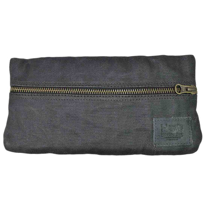 Charcoal Black Waxed Canvas