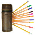 Vertical Cylinder Pencil Case - Stockyard X 'The Leather Store'