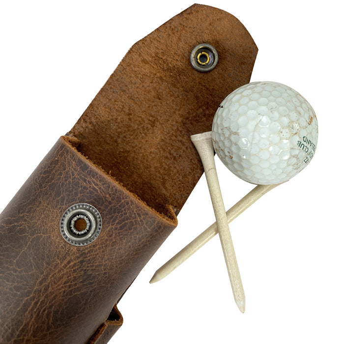 Vertical Golf Pouch - Stockyard X 'The Leather Store'