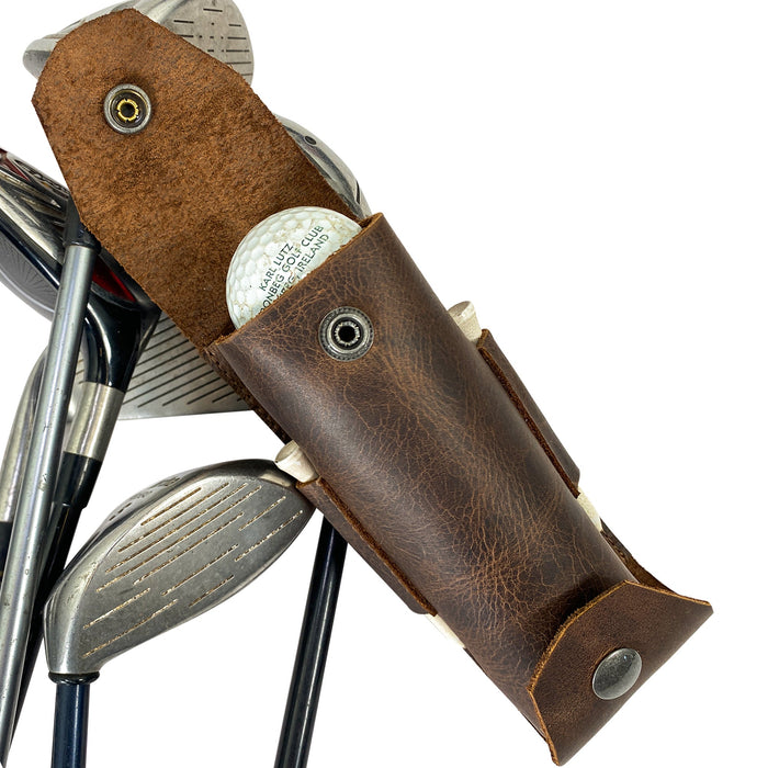 Vertical Golf Pouch - Stockyard X 'The Leather Store'