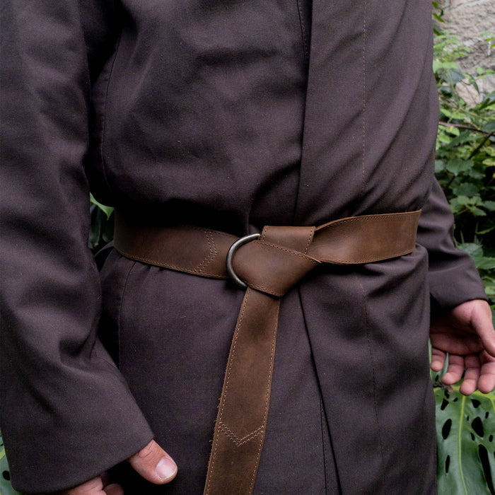Viking Belt with Stitching - Stockyard X 'The Leather Store'