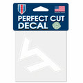 Virginia Tech Hokies Decal 4x4 Perfect Cut White