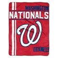 Washington Nationals Blanket 46x60 Micro Raschel Walk Off Design Rolled - Special Order - Team Fan Cave