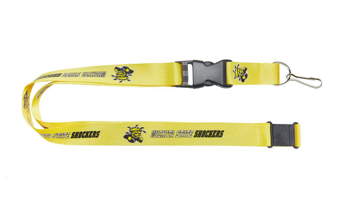 Wichita State Shockers Lanyard - Yellow - Team Fan Cave