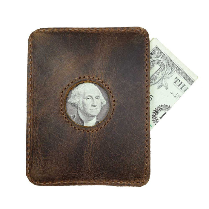 Window Card Holder - Stockyard X 'The Leather Store'