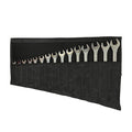 Hide & Drink Wrench Roll (15 Pockets), featuring Water Resistant Waxed Canvas, offers a practical, artisan-made storage solution for wrenches on-the-go, crafted in La Antigua Guatemala & Oaxaca Mexico.