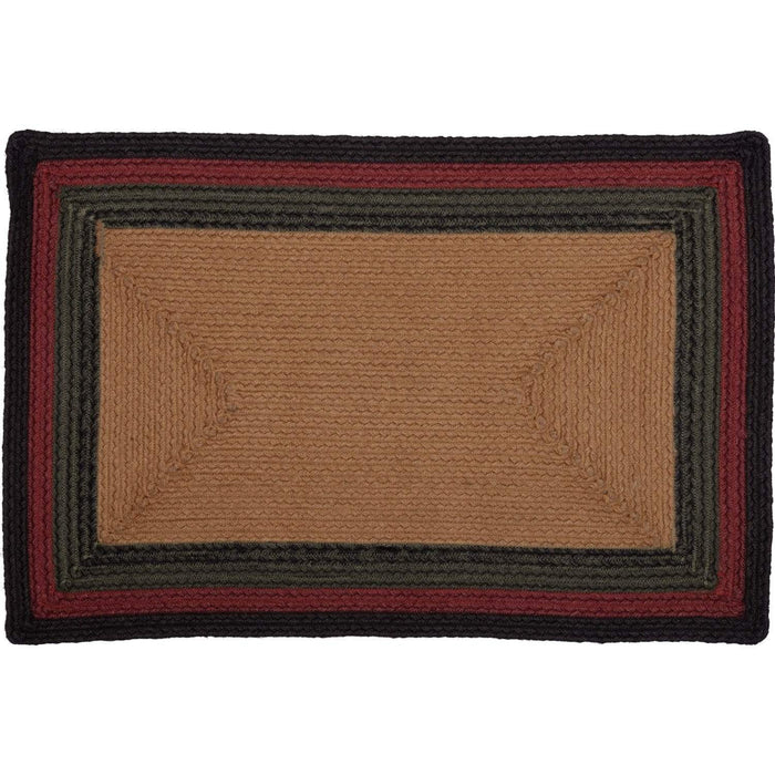 Wyatt Stenciled Bear Jute Rug Rect Welcome to Our Den w/ Pad 20x30 - The Village Country Store