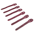 Sturdy Rustic Zipper Pull Replacement by Hide & Drink in fine full grain leather. This piece is included in a 6 pack, ideal for enhancing backpacks, jackets, wallets, luggage, and bags. Each pull is artisan crafted, fire branded, highlighting craftsmanship from La Antigua Guatemala & Oaxaca Mexico.