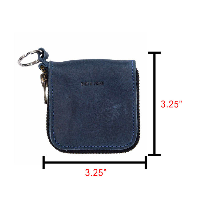 Zippered Coin Pouch - Stockyard X 'The Leather Store'