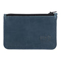 Front view of a second Hide & Drink Zippered Wallet, emphasizing its sleek design in Full Grain Leather. Ideal as a travel accessory, this card case features excellent folded bills storage and coin organizing capabilities, all handmade in La Antigua Guatemala & Oaxaca Mexico.