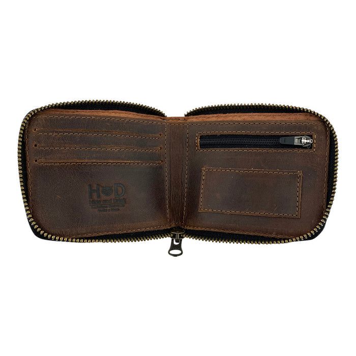 Zippered Wallet - Stockyard X 'The Leather Store'