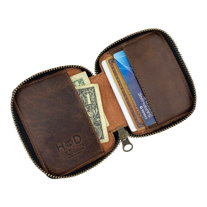 Zippered Wallet - Stockyard X 'The Leather Store'