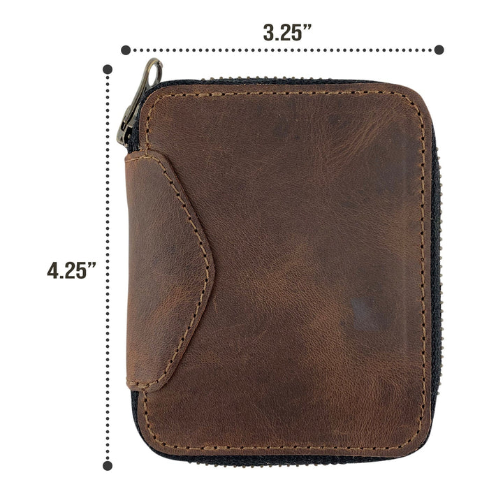 Zippered Wallet - Stockyard X 'The Leather Store'